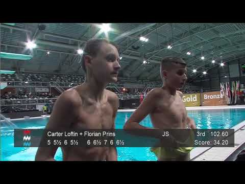 Boys A B 3m Synchro - Eindhoven Diving Cup 2020