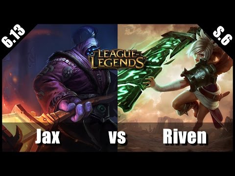 Hayate Army Jax VS Riven 1v1 lvl 2 Arxigika Plays  San Arxigos  Jax!!!!