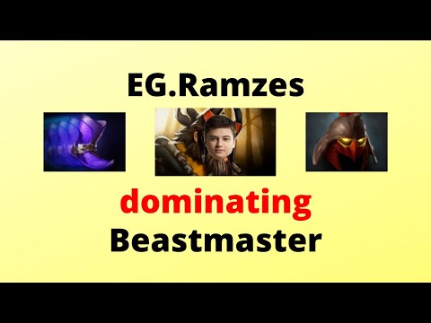 How Ramzes' Beastmaster Ends Games Early | DotA 2 Beastmaster Guide