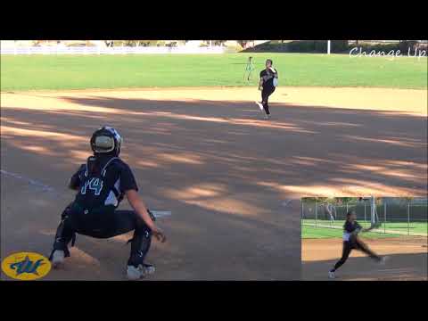 Stella Turner's Softball Skills Video - 2020 RHP/1B - Ohana Tigers-Houten