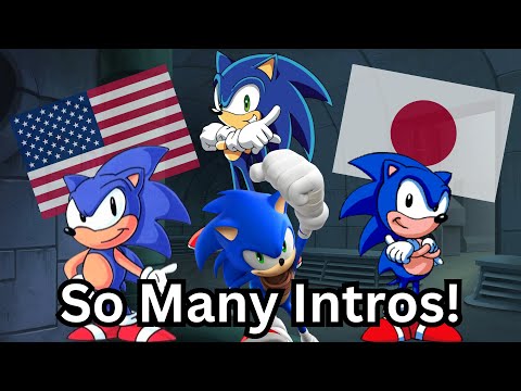 The many intros of the Sonic Cartoons