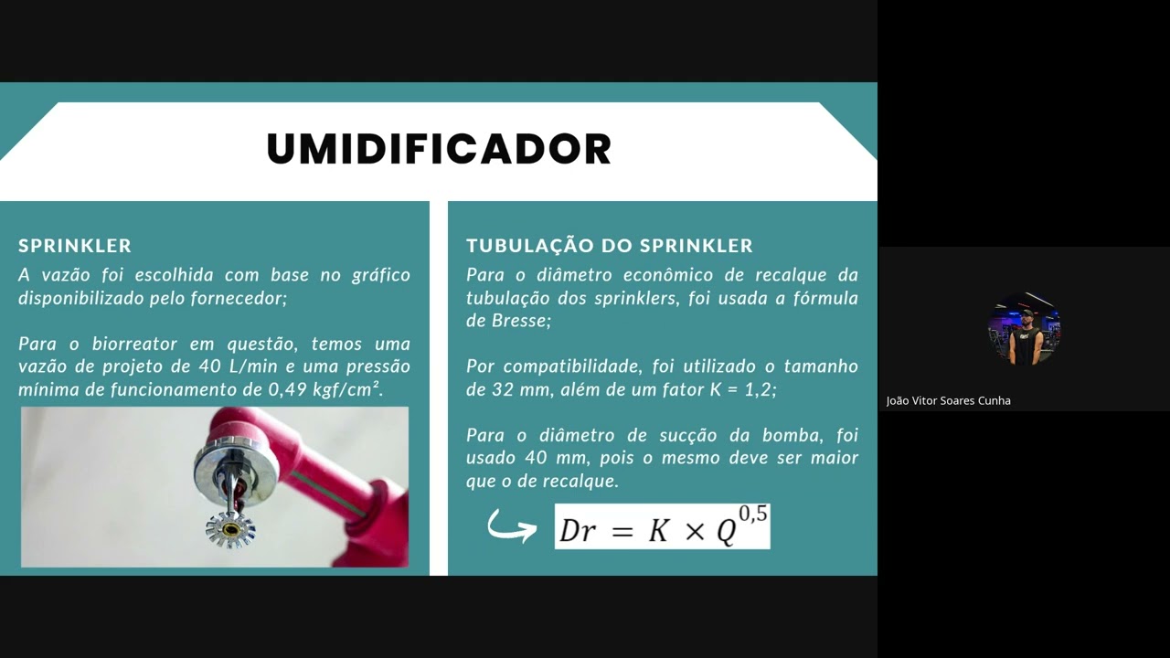 Projeto de biorreator para remoção de metanol de fluxos gasosos - UFSCAR - Caio, Dante, Júlia e João
