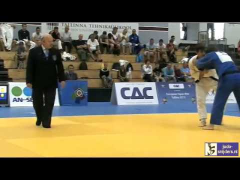 Judo 2013 European Men Tallinn: Grossklaus (SUI) - Grigorev (RUS) [-90kg]