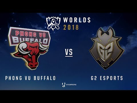 Worlds 2018 - PVB vs G2 - Day 2