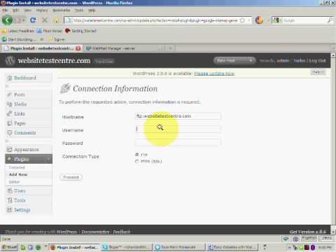 Easy Websites with WordPress - Adding the Google XML Sitemap Plugin