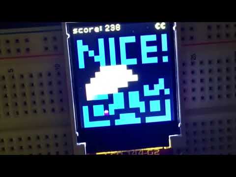 PacMan programmed on an MBed