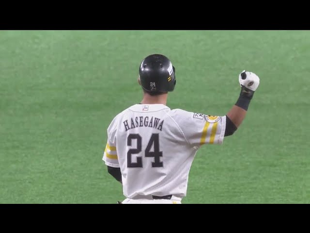 【2回裏】ホークス・長谷川勇らしい逆方向への一打で先制点を生み出す!! 2017/10/21 ローチケ CS パ final H-E