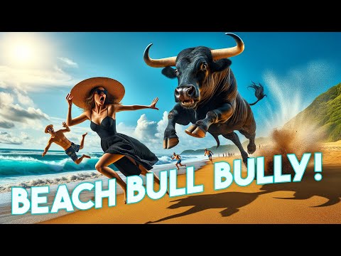 Bull Attacks Woman on Mexican Beach | Shocking Footage