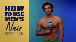 Nair Men's Nair Body Cream | How to Use