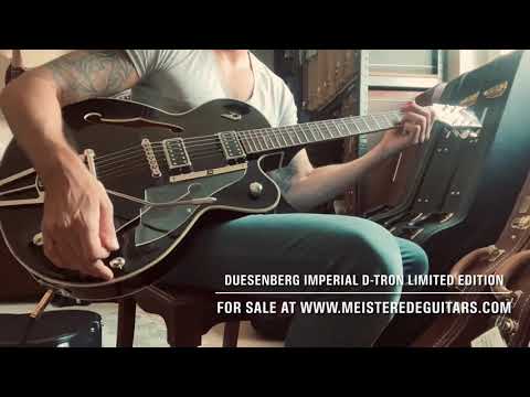 For sale @Meisteredeguitars.com - Dusenberg Imperial D-tron Limited Edition semi-hollow all black !