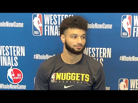 賈馬爾-穆雷談掘金將如何調整第二場對陣湖人的比賽｜2020年NBA季後賽。 (Jamal Murray talks how Nuggets will adjust for Game 2 vs. Lakers | 2020 NBA Playoffs)