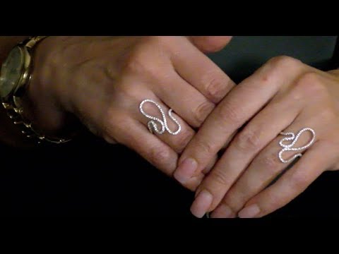 Italian Modern Freeform Swirl Ring