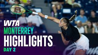 Day 2 in Monterrey featuring Parry, Li, Tjen and more | WTA Match Highlights