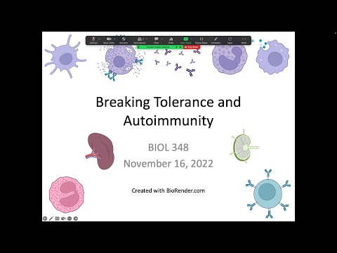 Immunology Fall 2022: Lecture 31 Breaking Tolerance