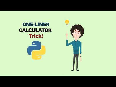 Calculator In One Line Python Coding