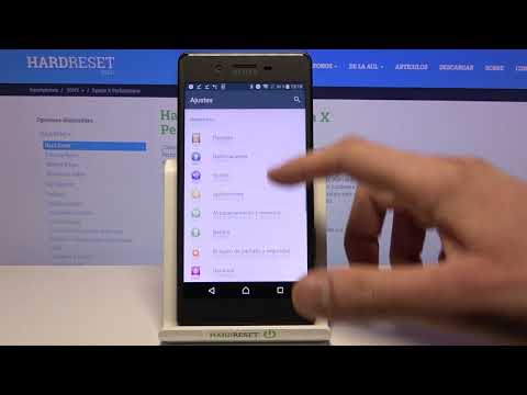 Cómo saber IMEI y número de serie en SONY Xperia X Performance - verificar IMEI y número de serie