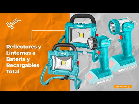 porter.com.py - Reflectores y Linternas a Batería y Recargables Total