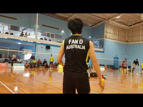 2017 Perth champs semi - final: Milain Ranasinghe VS Daniel Fan part 1