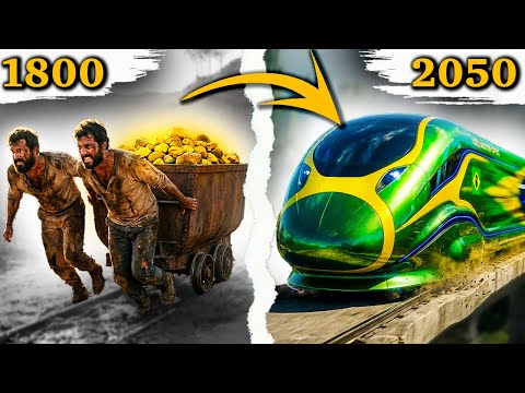 🚆 Brazil Train Evolution (1800–2050) | From Colonial Rail to Futuristic Trains 🇧🇷