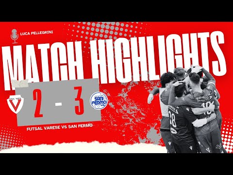 ⚽ Futsal Varese - San Fermo 2-3 | Highlights Calcio a 5 | ⚪🔴