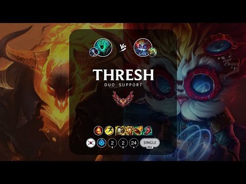 Thresh Support vs Heimerdinger - KR Grandmaster Patch 13.6