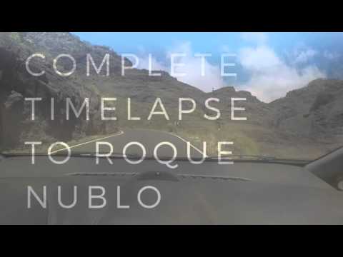 *4K* Drive up to Roque Nublo, Gran Canaria's Volcanic Mountains