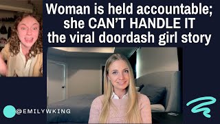 This Woman Can't Handle Being Held Accountable