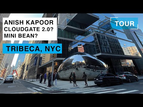 Mini Bean? Cloud Gate 2.0? New landmark in Tribeca NYC at the Jenga Building by ANISH KAPOOR