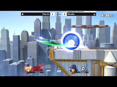 SOS 168 SSBU Grand Finals - Stroder (Joker / Ike / Richter / Roy / Greninja) vs Thor (Cloud)