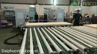 Video HỆ THỐNG MÁY CẮT 2 ĐẦU 4 CẠNH TỰ ĐỘNG