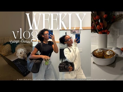 COLLEGE DIARIES | 5am mornings + fall meals + ultra run + workouts & more