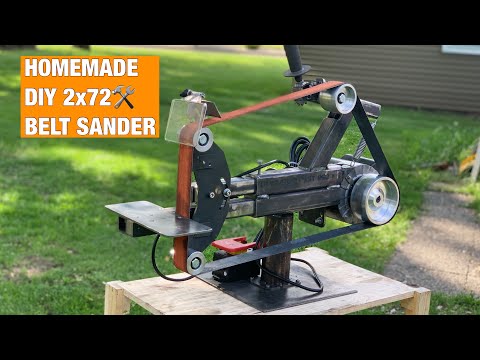 Homemade 2x72 belt sander DIY