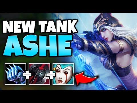 *BUFFED* TANK ASHE TOP JUST TURNED HER INTO A TOP LANE BULLY! (PERMASLOW) - League of Legends
