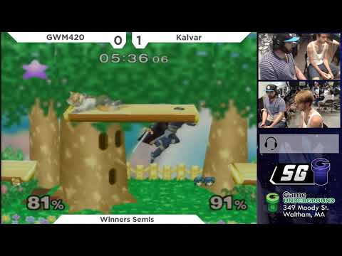 SG 21.5 SSBM - GWM420 (Fox) vs. Kalvar (Marth) - Melee WSF