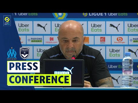Press Conference OLYMPIQUE DE MARSEILLE - FC GIRONDINS DE BORDEAUX (2-2) / 2021-2022