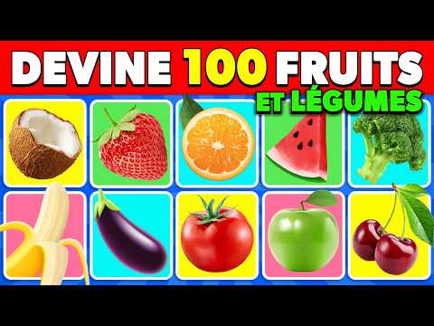 Devine 100 FRUITS et LÉGUMES en 3 secondes 🥝🍅🍒 | FACILE à IMPOSSIBLE