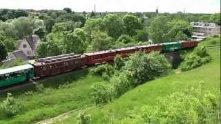 preview picture of video 'Siaurukas iš Rubikių link Anykščių; Lithuanian narrow gauge railway. УЖД в Литве'