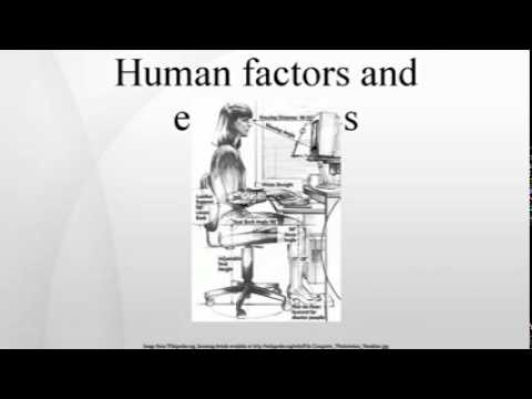 ヒューマンファクターと人間工学 (Human factors and ergonomics)
