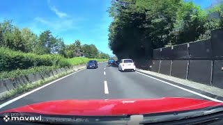 Colico, sulla Statale 36 spunta un'auto contromano: il video choc dello schianto sfiorato