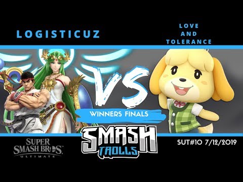 SUT #10 - WINNERS FINALS - Logisticuz (Ryu, Palutena) Vs. LoveAndTolerance (Isabelle) - SSBU