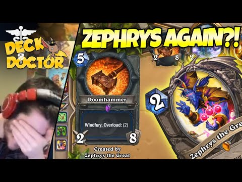 Priest Is Better at DH Than We Are!! CMON ZEPHRYS - Deck Doctor w/ Zalae | Firebat Hearthstone