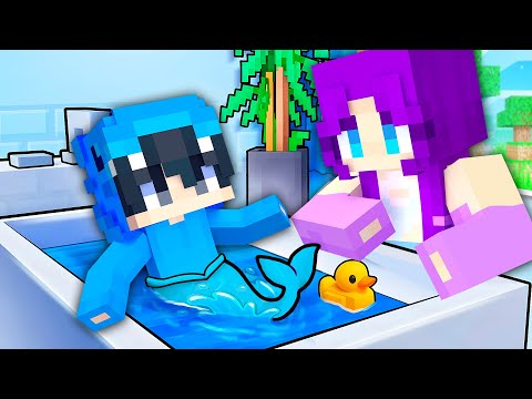 I Adopt Moni the Mermaid in Minecraft!