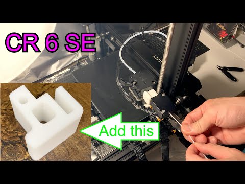 Creality CR-6 SE EASY Filament Insertion Plus Add on !