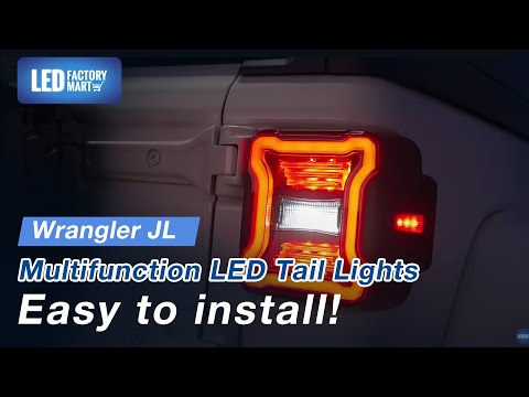 How to Install Jeep LED Tail Lights for Wrangler JL | LED Factory Mart