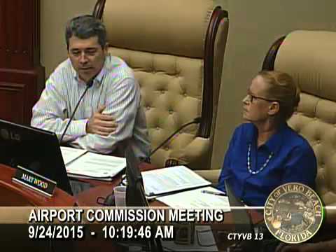CITY OF VERO BEACH AIRPORT COMMISSION MEETING 9/24/2015 - PART 1