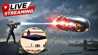 🔴 LIVE: Unbekanntes Objekt mit Drohnenabwehrwaffe abgeschossen | Video zeigt Alien auf Area 51 ?