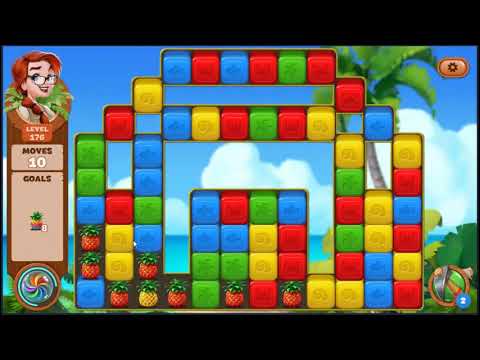 Lost Island Blast Adventure Level 176 - NO BOOSTERS 🏝️ | SKILLGAMING ✔️