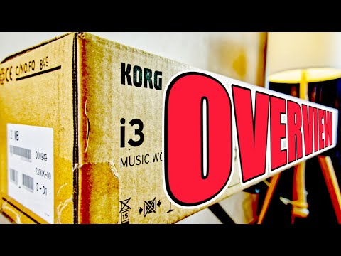 Unboxing KORG i3 Keyboard & First Impressions
