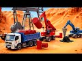 Construction Works Excavator Truck Drill For Hidden Oil ️