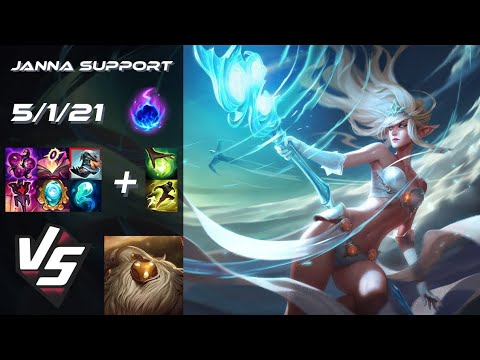 SUPPORT Janna vs Bard - EU Diamond Patch 15.1